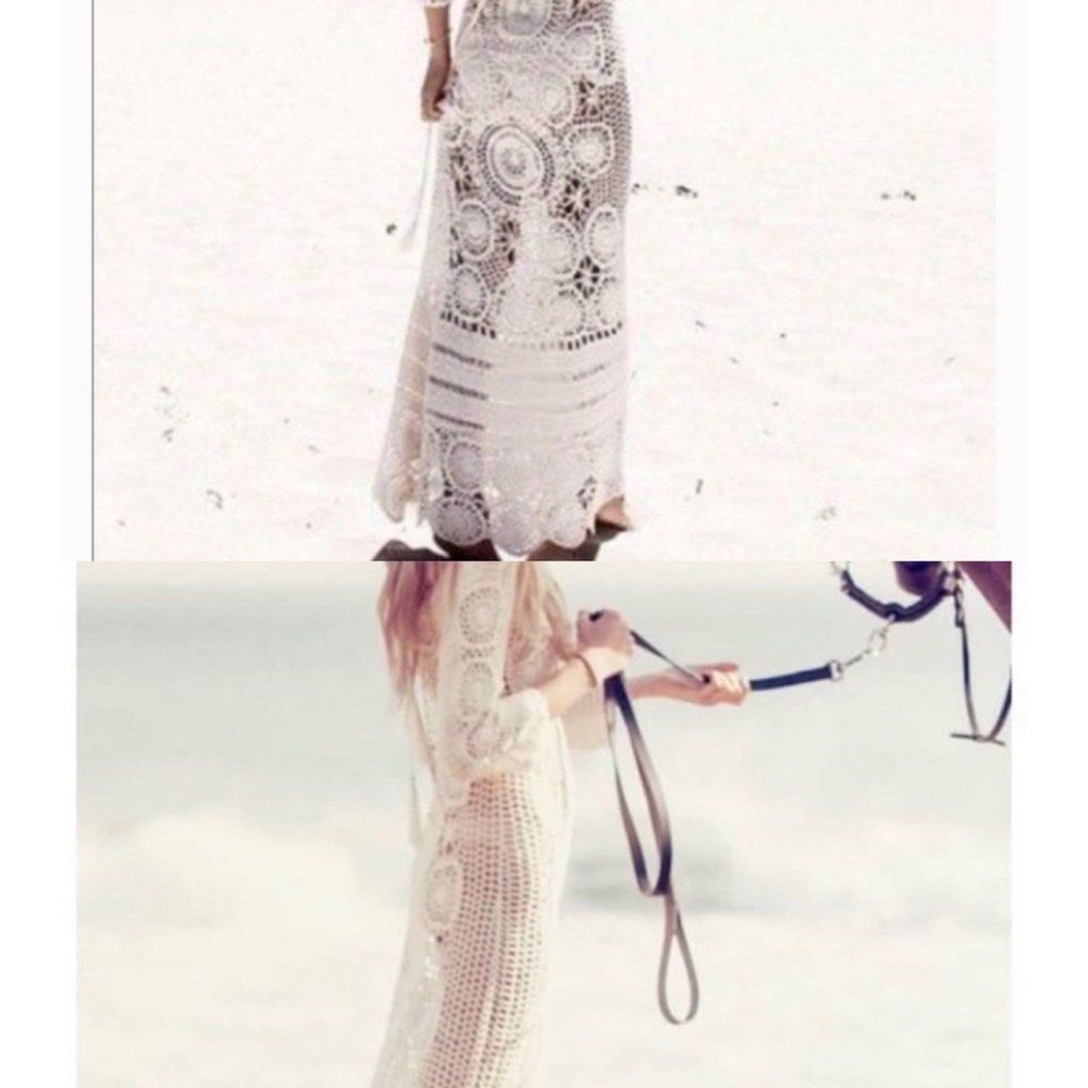 Spell & the Gypsy Margarita White Crochet Maxi Dress - Picture 3 of 5
